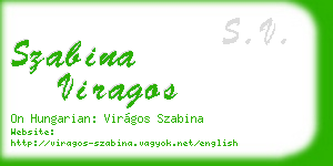 szabina viragos business card