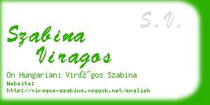 szabina viragos business card